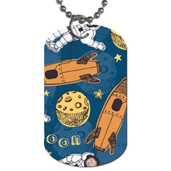 Missile Pattern Dog Tag (two Sides) by Ravend