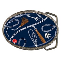 Chains Seamless Pattern Belt Buckles by Ravend
