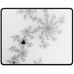 Mandelbrot Apple Males Mathematics Fleece Blanket (medium)  by Jancukart