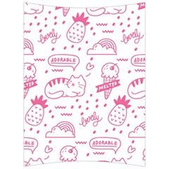 Cute-girly-seamless-pattern Back Support Cushion by Jancukart