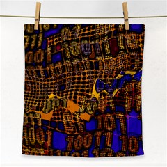 Binary Code Transformation Face Towel by Wegoenart