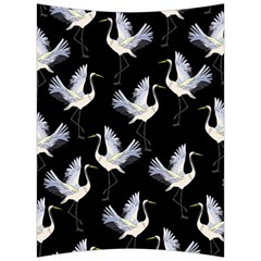 Crane-pattern Back Support Cushion by Jancukart