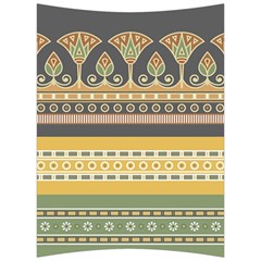 Seamless-pattern-egyptian-ornament-with-lotus-flower Back Support Cushion by Jancukart