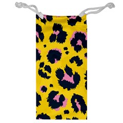 Leopard-print-seamless-pattern Jewelry Bag by Jancukart