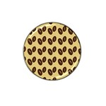 Coffee beans Hat Clip Ball Marker (4 pack) Front