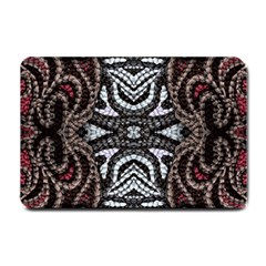 Autumn Patterns Small Doormat by kaleidomarblingart