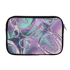 Illustration Fractal Pattern Modern Art Digital Apple Macbook Pro 17  Zipper Case by Ravend