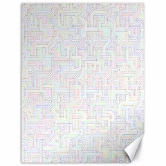 Computer Cyber Circuitry Circuits Electronic Canvas 18  X 24  by Jancukart