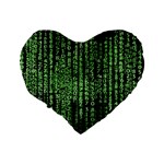 Matrix Technology Tech Data Digital Network Standard 16  Premium Heart Shape Cushions Back