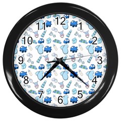 Baby Things For Toddlers Wall Clock (black) by SychEva