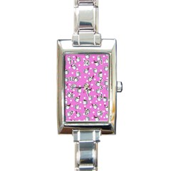 Coffee Chocolate Milk Drink Hot Rectangle Italian Charm Watch by Wegoenart