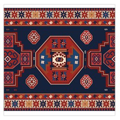Armenian Carpet Square Satin Scarf (36  X 36 ) by Gohar
