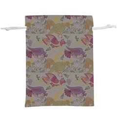 Pattern Armenian Birds Lightweight Drawstring Pouch (xl) by Gohar