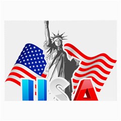 New York City Holiday United States Usa Large Glasses Cloth by Jancukart