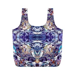 Amethyst Repeats Full Print Recycle Bag (m) by kaleidomarblingart