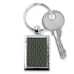 Robot Skull Extreme Close Up Key Chain (rectangle) by dflcprintsclothing