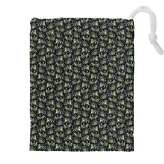 Robot Skull Extreme Close Up Drawstring Pouch (5xl) by dflcprintsclothing
