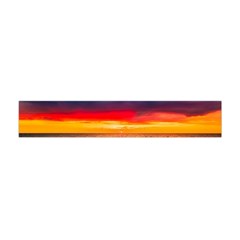 Denmark Sunset Dusk Sky Clouds Sea Ocean Water Flano Scarf (mini) by danenraven