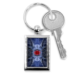 Art Robot Artificial Intelligence Technology Key Chain (rectangle) by Ravend