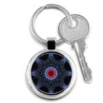 Art Robots Artificial Intelligence Technology Key Chain (Round) Front