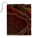 Fractal Pattern Geometric Pattern Disintegration Drawstring Pouch (5XL) Back
