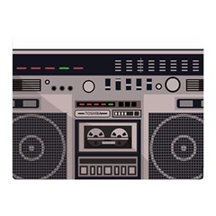 Cassette Recorder 80s Music Stereo Double Sided Flano Blanket (mini) by Pakemis