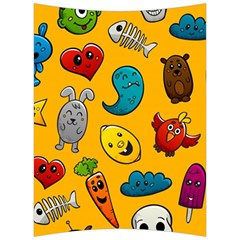 Graffiti Characters Seamless Ornament Back Support Cushion by Pakemis