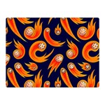 Space Patterns Pattern Double Sided Flano Blanket (Mini) 35 x27  Blanket Back