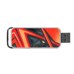 Graffiti Detail Wallpaper Texture Background Portable Usb Flash (one Side) by Pakemis