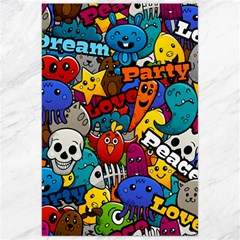 Graffiti Characters Seamless Pattern Canvas 24  X 36  by Pakemis