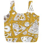 Vector-seamless-pizza-slice-pattern-hand-drawn-pizza-illustration-great-pizzeria-menu-background - Full Print Recycle Bag (XXXL) Back