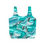 Sea-waves-seamless-pattern Full Print Recycle Bag (S) Front