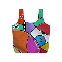 Modern Art Full Print Recycle Bag (s) by gasi