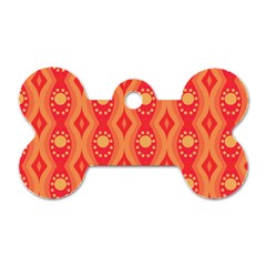 Background Pattern Texture Design Wallpaper Dog Tag Bone (two Sides) by Uceng
