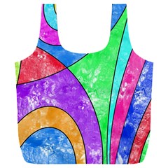 Colorful Stylish Design Full Print Recycle Bag (xxxl) by gasi
