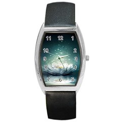 Sparkle Lotus Barrel Style Metal Watch by Sparkle