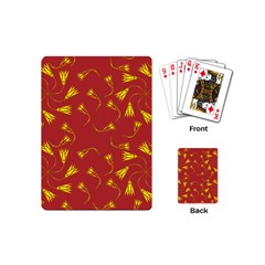 Background Pattern Texture Design Playing Cards Single Design (mini) by Ravend