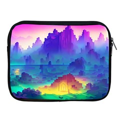 Abstract Geometric Landscape Art 3d Apple Ipad 2/3/4 Zipper Cases by Pakemis