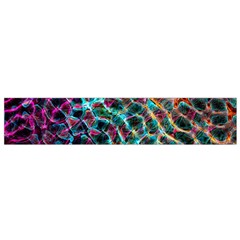 Fractal Abstract Waves Background Wallpaper Small Flano Scarf by Pakemis