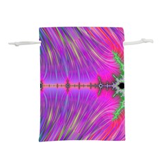 Fractal Fractals Abstract Art Lightweight Drawstring Pouch (m) by Ravend