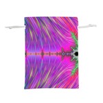 Fractal Fractals Abstract Art Lightweight Drawstring Pouch (M) Front