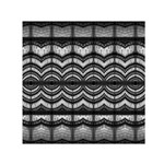 Abstract Geometric Collage Pattern Square Satin Scarf (30  x 30 ) Front