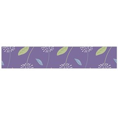 Seamless Pattern Floral Background Violet Background Large Flano Scarf  by artworkshop