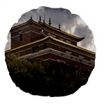 Buddhist Temple, Lavalleja, Uruguay Large 18  Premium Round Cushions Back