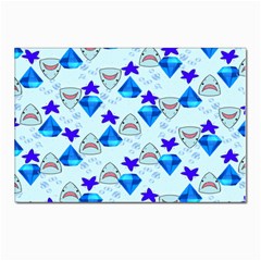 Sealife Postcard 4 x 6  (pkg Of 10) by Sparkle