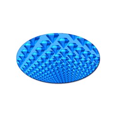 Diamond Pattern Sticker (oval) by Sparkle