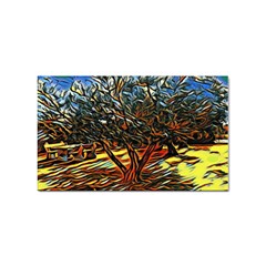 Colorful Verona Olive Tree Sticker Rectangular (100 Pack) by ConteMonfrey