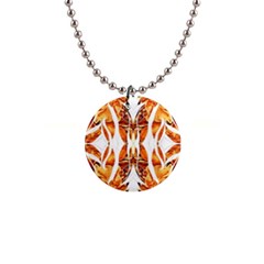 Dragon Symmetry I 1  Button Necklace by kaleidomarblingart