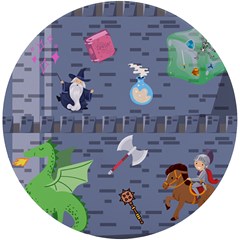 Dnd Uv Print Round Tile Coaster by NerdySparkleGoth