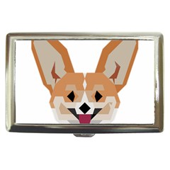 Cardigan Corgi Face Cigarette Money Case by wagnerps